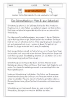 Vorschau - Arbeitsblätter - Leseverständnis 4. Klasse "Der Schmetterling - Vom Ei zur Schönheit" - Deckblatt