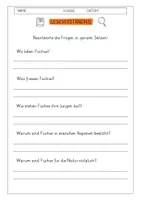 Vorschau - Arbeitsblätter - Leseverständnis 4. Klasse "Der Fuchs - Ein schlauer Jäger" - Seite 1