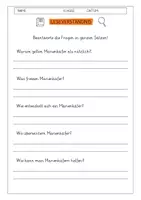 Vorschau - Arbeitsblätter - Leseverständnis 4. Klasse "Der Marienkäfer - Ein Glücksbringer der Natur" - Seite 1