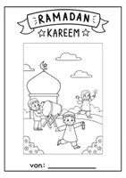 Vorschau - Mal- und Bastelvorlagen - Ramadan Ausmalbilder - Seite 2