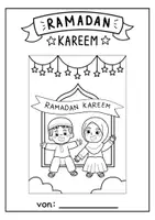 Vorschau - Mal- und Bastelvorlagen - Ramadan Ausmalbilder - Seite 3