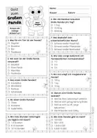 Vorschau - Arbeitsblätter - Großer-Panda - Arbeitsblatt mit Quiz (Multiple Choice) und Interactive! - Seite 2