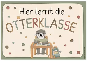 Vorschau - Poster - Otterklasse- Türschild/ Klassenschild - Seite 3