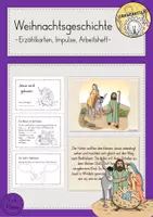 Vorschau - Stundenentwürfe - Weihnachtsgeschichte Jesus Geburt Materialpaket - Seite 1