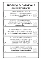 anteprima - Esercizi - PROBLEMI DI CARNEVALE MATEMATICA CLASSE PRIMA - Pagina 3