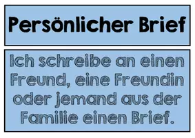 Vorschau - Arbeitsblätter - Materialpaket - persönliche Briefe schreiben - Seite 2