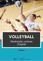 Vorschau - Poster - Volleyball ⎮ Technikmerkmale unteres Zuspiel - Poster - Deckblatt