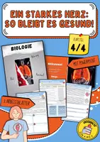 Vorschau - Arbeitsblätter - Ein starkes Herz – so bleibt es gesund! (Einflussfaktoren Herzgesundheit, Selbsttest: Wie gesund ist mein Lebensstil für mein Herz? Koronare Herzkrankheit & Herzinfarkt) - Deckblatt