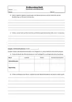 Vorschau - Arbeitsblätter - Klassenarbeit zum Thema Tourismus und Wirtschaft in Jg. 5/6 - Seite 1
