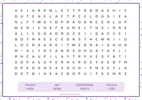 Vista previa - Hojas de trabajo - Sopa de letras - Carnaval - página 3