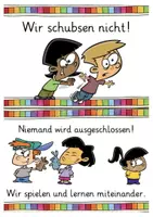 Aperçu - Fiches - Allemand Deutsch Klassenregeln kostenlos - Page 1