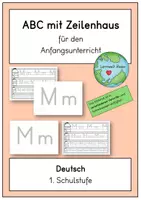 Vorschau - Arbeitsblätter - ABC mit Zeilenhaus - Deckblatt