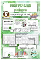 Vorschau - Merkblätter - Miniheft - Präteritum (unregelmäßige Verben) - Deckblatt