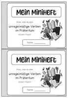 Vorschau - Merkblätter - Miniheft - Präteritum (unregelmäßige Verben) - Seite 3