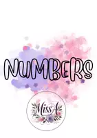 Vista previa - Unidades / Secuencias / Situaciones de Aprendizaje - Numbers activities - Portada