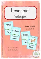 Vorschau - Spiele - Lesespiel: Nomen Verlängern | Rechtschreibstrategien - Deckblatt