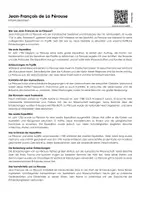 Vorschau - Arbeitsblätter - Jean-François de La Pérouse (Infotext und Übungen) - Deckblatt