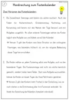 Vorschau - Arbeitsblätter - Fastenkalender für Kinder / Fastenzeit Ideen für jeden Tag - Seite 2