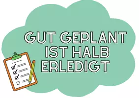 Vorschau - Poster - Planung vor und nach dem Kochen - Deckblatt