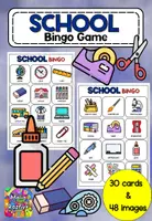 Vista previa - Unidades / Secuencias / Situaciones de Aprendizaje - School Bingo Game - Portada