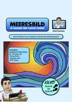 Vorschau - Stundenentwürfe - KUNST Schritt für Schritt: Meeresbild in kalten/warmen Farben (Deckfarbenmalerei) - Deckblatt
