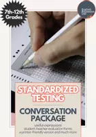Vorschau - Arbeitsblätter - Standardized Testing - Middle/High School Conversation Starters - Deckblatt