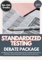 Vorschau - Arbeitsblätter - Standardized Testing- Middle/High School Debates - Deckblatt
