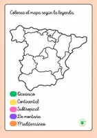 Vista previa - Hojas de trabajo - CLIMAS DE ESPAÑA 🌤️🌧️❄️ - página 3
