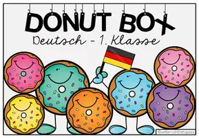 Vorschau - Fördermaterial/Inklusion - DEUTSCH - DONUT BOX (1. Schulstufe) 20 Aufgabenkarten zum Jahresstoff - Seite 3