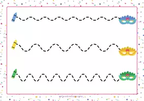 Vista previa - Hojas de trabajo - Actividades de Psicomotricidad - Carnaval - página 2