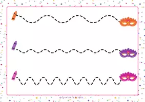 Vista previa - Hojas de trabajo - Actividades de Psicomotricidad - Carnaval - página 3