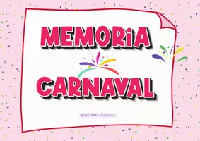 Vista previa - Tarjetas / Manipulativos - Juego de Memoria - Carnaval - Portada