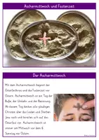 Vorschau - Poster - Fastenzeit und Aschermittwoch Religion WISSENSKARTEI - Seite 1