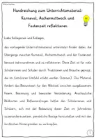 Vorschau - Arbeitsblätter - Karneval Aschermittwoch Fastenzeit / Reflexion der Zeiten - Seite 2