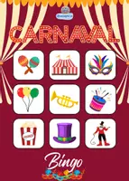 Vista previa - Tarjetas / Manipulativos - Bingo Carnaval - 6 cartones temáticos - Portada