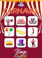 Vista previa - Tarjetas / Manipulativos - Bingo Carnaval - 6 cartones temáticos - página 2