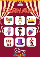 Vista previa - Tarjetas / Manipulativos - Bingo Carnaval - 6 cartones temáticos - página 3