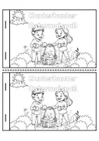 Vorschau - Arbeitsblätter - Malbuch Ausmalbilder Miniheft Ostern Ostermotive - Seite 1