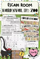 Vorschau - Spiele - Escape Room: Karneval im Zoo (Fasching / Klasse 3) - Deckblatt