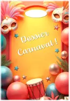 Aperçu - Feuilles d'exercices - Dossier Carnaval - Page de couverture