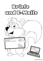 Vorschau - Stundenentwürfe - Projekt - Briefe und E-Mails mit Emil Eichhörnchen - Seite 1