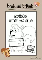 Vorschau - Stundenentwürfe - Projekt - Briefe und E-Mails mit Emil Eichhörnchen - Deckblatt