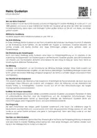 Vorschau - Arbeitsblätter - Heinz Guderian (Informationen und Übungen) - Deckblatt
