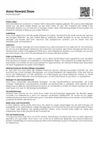 Vorschau - Arbeitsblätter - Anna Howard Shaw (Infotext und Übungen) - Deckblatt