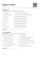 Vorschau - Arbeitsblätter - Hildegard von Bingen (Infotext und Übungen) - Seite 1