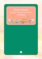 Vorschau - Arbeitsblätter - Legestern Frühling Wortebene Klettmappe und Legematerial - Seite 1