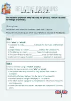 Vorschau - Arbeitsblätter - AB Relative Pronouns - Liverpool - Deckblatt