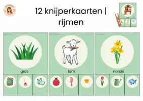 Voorbeeld - Spellenpakket thema Lente - Pagina 2