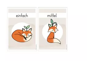 Vorschau - Stationenlernen - Stationsschilder Fuchs | Fuchsklasse 90+ Aufsteller für Stationenarbeit - Seite 3