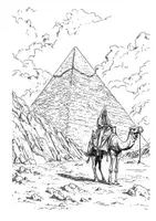 Vorschau - Mal- und Bastelvorlagen - Ägypten Ausmalbilder Kunst für Zwischendurch Sphinx Pharaoh - Seite 2